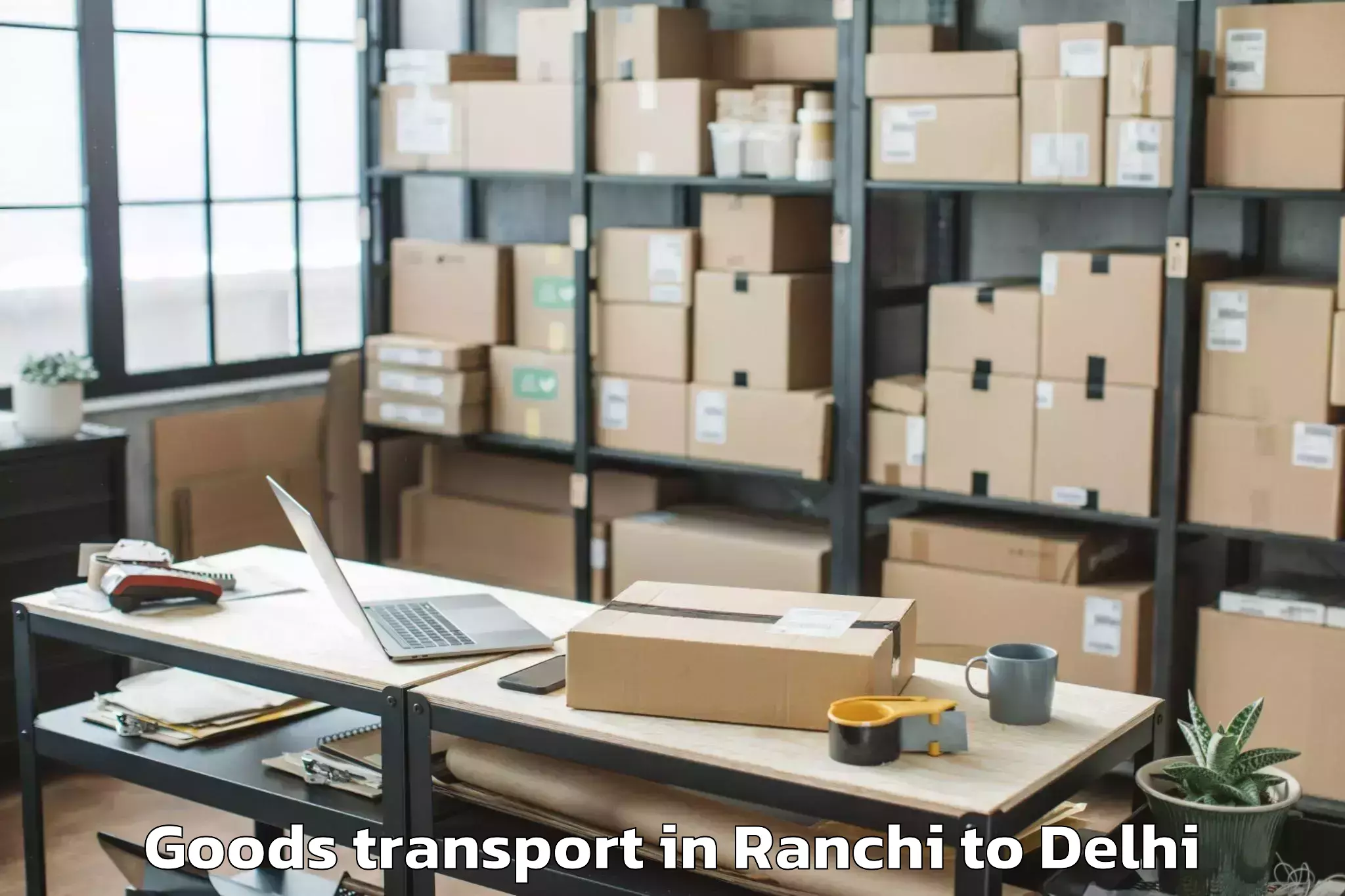 Expert Ranchi to Delhi Airport Del Goods Transport